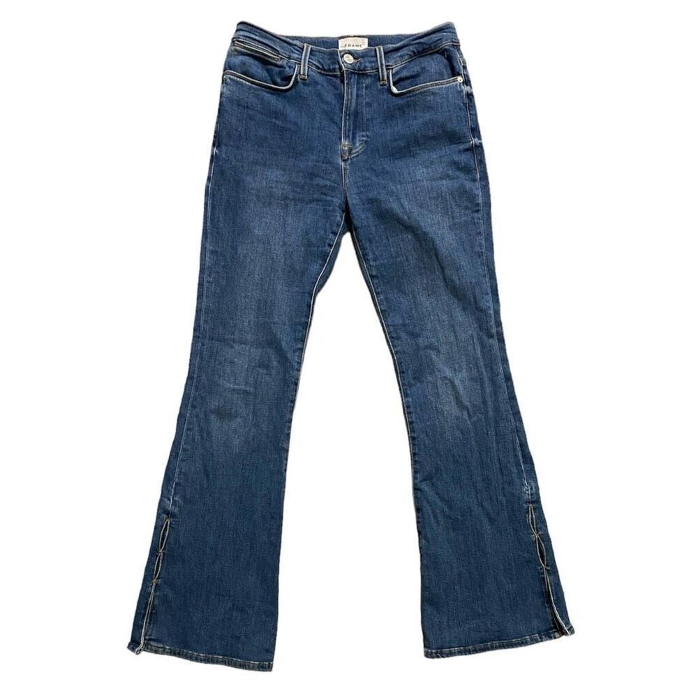 Frame Denim Women's Dark Blue Flare Jeans